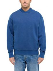 Mustang Bluza w kolorze niebieskim rozmiar: L. Niebieskie bluzy bez kaptura męskie Mustang, l, z bawełny. Za 131.74 zł.