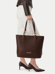 LOVE MOSCHINO Torebka JC4005PP1PLB0300 Brązowy. Brązowe torebki klasyczne damskie Love Moschino, bez wzorów, ze skóry, bez dodatków. Za 1,009.00 zł.