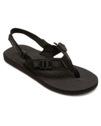 Sandały dla Mężczyzn CARVER A/T Czarny. Czarne sandały męskie Quiksilver, z gumy, bez zapięcia. Za 132.99 zł.