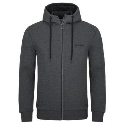 Męska bluza Kilpi LEINES-M. Czarne bluzy z kapturem męskie Kilpi, m, z bawełny. Za 190.00 zł.