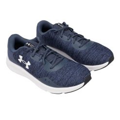 Trampki Męskie Charged Pursuit 3 Twist. Niebieskie trampki i tenisówki męskie Under Armour, bez wzorów, z gumy, bez zapięcia. Za 285.00 zł.