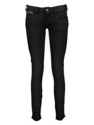 Herrlicher Dżinsy - Skinny fit - w kolorze czarnym rozmiar: W28. Czarne jeansy damskie Herrlicher. Za 136.13 zł.