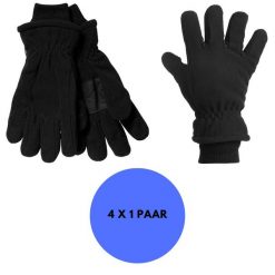 Rękawiczki polarowe termiczne Męskie 4 pary. Czarne rękawiczki męskie HEAT KEEPER, bez wzorów, z polaru. Za 270.79 zł.
