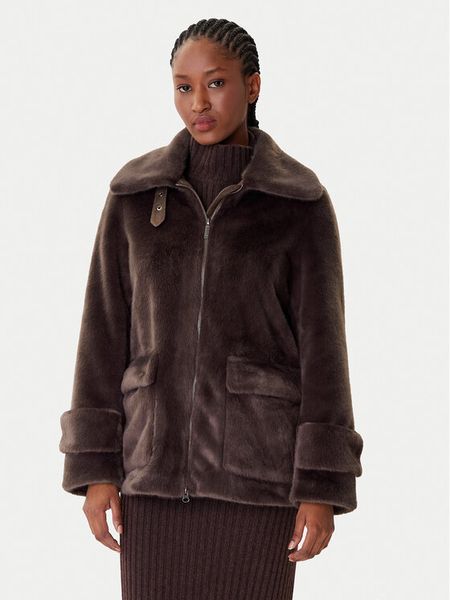 Bomboogie Futro GW9190TFSB5 Brązowy Regular Fit. Brązowe futra damskie Bomboogie. Za 649.99 zł.