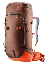 Deuter Plecak narciarski "Freescape Pro 40+" w kolorze jasnobrązowym - 32 x 70 x 24 cm rozmiar: onesize. Brązowe plecaki damskie Deuter, bez wzorów, z materiału, sportowe. Za 549.06 zł.