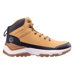 Buty Hi-Tec Enife Mid 92800620669 brązowe. Brązowe buty trekkingowe męskie z gumy, bez zapięcia. Za 332.39 zł.