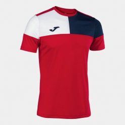 Koszulka Joma Crew 3XS – Czerwona/Navy/Biała. Białe bluzki damskie Joma, xs, bez wzorów, z poliesteru, bez kołnierzyka. Za 160.99 zł.