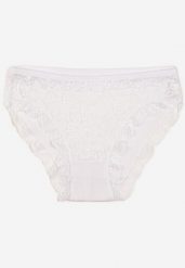 Białe Koronkowe Majtki Figi Wessena. Białe figi damskie Born2be, l, bez wzorów, z bawełny. Za 4.99 zł.