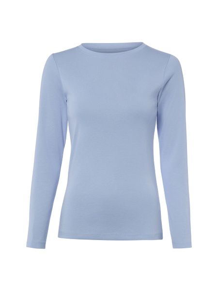 Brookshire koszulka z długim rękawem Kobiety Bawełna niebieski, XXL. Niebieskie t-shirty damskie brookshire, uniwersalny, bez wzorów, z bawełny, bez kołnierzyka. Za 79.95 zł.
