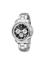 Maserati Zegarek Successo R8873621052 Srebrny. Szare, analogowe zegarki męskie maserati, srebrne. Za 999.99 zł.