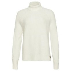 Damski sweter w prążki Superdry Essential. Białe swetry klasyczne damskie Superdry., na zimę, bez kołnierzyka. Za 287.50 zł.