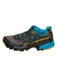 LA SPORTIVA Buty "Akyra" w kolorze szaro-błękitnym do biegania rozmiar: 43,5. Niebieskie obuwie do biegania damskie La Sportiva. Za 431.47 zł.
