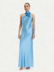 ACCESS FASHION Sukienka wieczorowa 63-3339-236 Niebieski jasny Regular Fit. Niebieskie sukienki damskie ACCESS FASHION, bez wzorów, z syntetyku, wizytowe, bez kołnierzyka, bez ramiączek. Za 819.99 zł.