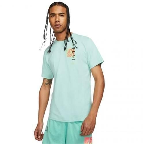 Koszulka treningowa męska Nike Jordan Air Futura. Niebieskie t-shirty sportowe męskie Nike, m, bez ramiączek, do biegania. Za 226.00 zł.