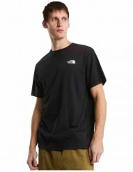 The North Face T-shirt męski casual L - czarny. Czarne t-shirty męskie The North Face, l, bez wzorów, z bawełny, bez kołnierzyka. Za 277.99 zł.