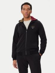 Aeronautica Militare Bluza 262FE2097UF00662 Czarny Regular Fit. Czarne bluzy bez kaptura męskie AERONAUTICA MILITARE, m. Za 714.99 zł.