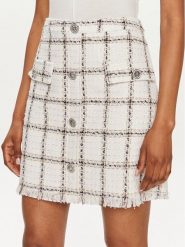 Bruuns Bazaar Spódnica trapezowa Jalena BBW3791 Biały Regular Fit. Białe spódniczki damskie Bruuns Bazaar, bez wzorów, z syntetyku, trapezowe. Za 499.99 zł.