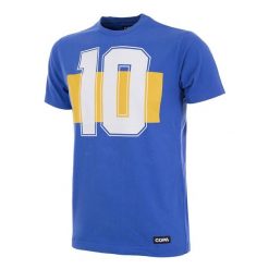 Koszulka dla dorosłych - Numer 10 Boca - Niebieski. Niebieskie t-shirty sportowe męskie COPA FOOTBALL, xl, bez ramiączek, do piłki nożnej. Za 190.70 zł.