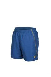 Spodenki Arena Beach Boxer Solid junior. Niebieskie szorty męskie Arena, z materiału, bez kołnierzyka. Za 66.98 zł.