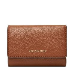 Portfel MICHAEL Michael Kors. Brązowe portfele damskie MICHAEL Michael Kors, bez wzorów. Za 479.99 zł.