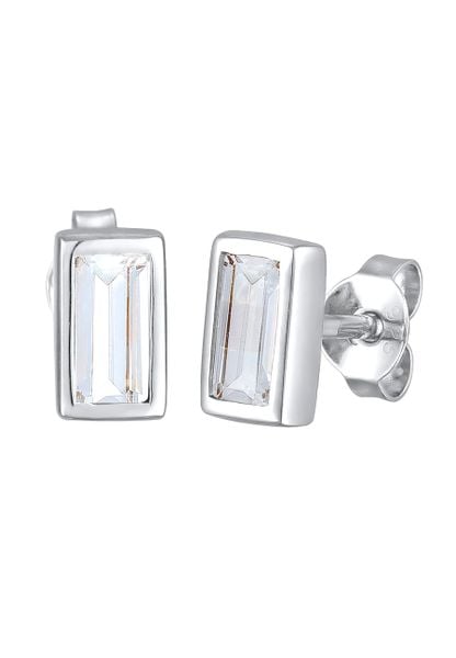 KUZZOI Kolczyki męskie prostokąt z topazem ze srebra próby 925 Biżuteria męska 1 ct Męskie. Biała biżuteria dla mężczyzn KUZZOI, z topazem, srebrne. Za 163.99 zł.