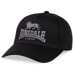 Czapka Lonsdale Norbury. Czarne czapki męskie Lonsdale, bez wzorów. Za 107.50 zł.