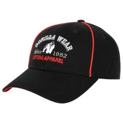 Lugo Czapka - Czarny. Czarne czapki męskie GORILLA WEAR, na wiosnę, bez wzorów. Za 144.00 zł.