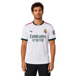Koszulka kibicowska Real Madrid 2026/27 premium domowa, replika. Białe t-shirty damskie Real Madrid, s, z materiału, bez ramiączek, do piłki nożnej. Za 258.13 zł.