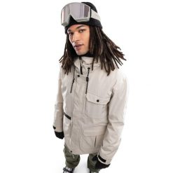 Kurtka snowboardowa premium męska Ultimate Astun. Brązowe kurtki męskie SIROKO, m, bez wzorów, bez kaptura. Za 977.00 zł.