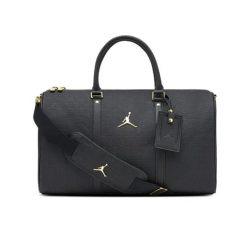 Torba podróżna Air Jordan Jam Monogram Duffle Bag Black MM0987-K5X. Czarne torebki klasyczne damskie Jordan, bez wzorów, bez dodatków. Za 688.85 zł.