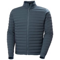 Kurtka puchowa Helly Hansen Alpha. Szare kurtki męskie Helly Hansen, l, bez wzorów, z puchu, bez kaptura. Za 1,123.00 zł.