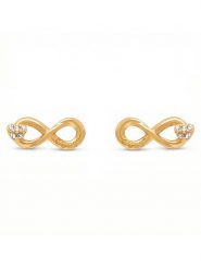 Guess Kolczyki JUBE06 049JW Złoty. Żółte kolczyki damskie Guess, ze stali. Za 198.99 zł.