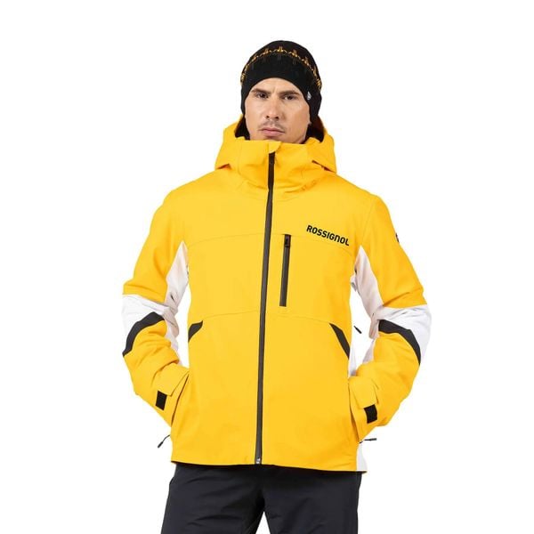 Kurtka narciarska Rossignol Ciastel. Żółte kurtki męskie Rossignol, na zimę, m, bez wzorów, sportowe, bez kaptura. Za 2,271.00 zł.