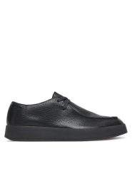 Calvin Klein Półbuty Hybrid Cup Wallabee Lth HM0HM02062 Czarny. Czarne półbuty męskie CALVIN KLEIN, ze skóry, bez zapięcia. Za 529.99 zł.