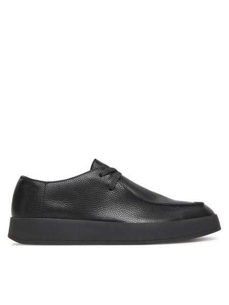 Calvin Klein Półbuty Hybrid Cup Wallabee Lth HM0HM02062 Czarny. Czarne półbuty męskie CALVIN KLEIN, ze skóry, bez zapięcia. Za 529.99 zł.