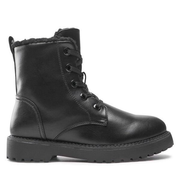 Botki Clara Barson. Czarne botki damskie Clara Barson, bez obcasa, na płaskiej podeszwie, bez zapięcia. Za 169.99 zł.