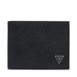 Portfel Guess. Czarne portfele męskie Guess, z aplikacjami. Za 291.99 zł.
