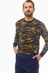LEE SEASONAL CAMO SWS MĘSKA BLUZA BEZ KAPTURA WASHED BLUE L80ASPLR 112121285. Niebieskie bluzy bez kaptura męskie Lee, l. Za 129.99 zł.