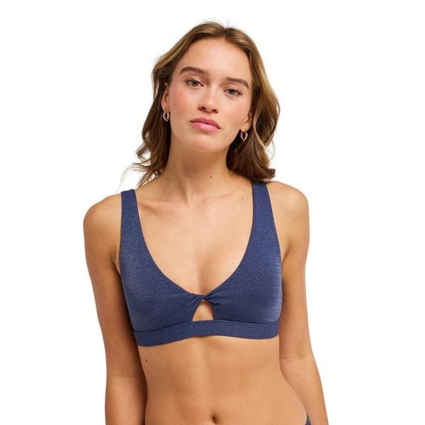 Stanik bikini typu bralette dla Kobiety ROXY SHINE Niebieski. Niebieskie bikini damskie Roxy, bez wzorów. Za 169.99 zł.