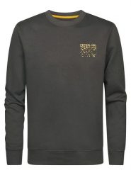 Petrol Bluza w kolorze szarobrązowym rozmiar: 3XL. Brązowe bluzy bez kaptura męskie Petrol, xl, z bawełny. Za 118.84 zł.