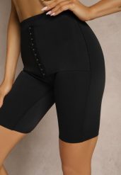 Czarna Bielizna modelująca Majtki Typu Szorty High Waist Liradelle. Czarna bielizna wyszczuplająca Renee, z jeansu. Za 44.99 zł.
