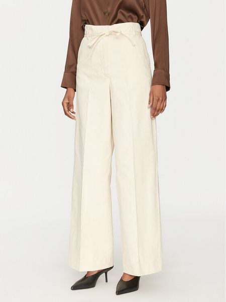 DAY BIRGER ÉT MIKKELSEN Spodnie materiałowe Jade DAY65243696 Beżowy Loose Fit. Brązowe spodnie materiałowe damskie Day Birger et Mikkelsen, bez wzorów, z bawełny. Za 569.99 zł.