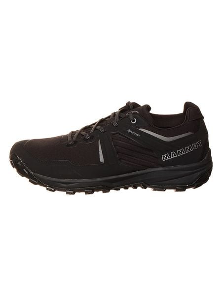 Mammut Buty trekkingowe "Ultimate III Low GTX" w kolorze czarnym rozmiar: 44 2/3. Czarne buty trekkingowe męskie Mammut, z gore-texu, bez zapięcia, outdoorowe, gore-tex. Za 354.95 zł.