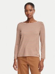 Marella Bluzka Mora 2625976021 Beżowy Regular Fit. Brązowe bluzki damskie Marella, m, bez wzorów, z wiskozy, bez kołnierzyka, bez ramiączek. Za 264.99 zł.