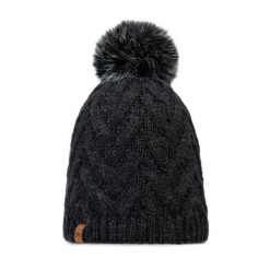 Czapka BUFF KNITTED & FLEECE BAND BEANIE CARYN. Szare czapki zimowe damskie Buff. Za 159.99 zł.