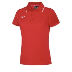 Damska koszulka polo Mizuno Training. Białe bluzki sportowe damskie Mizuno, m, bez kołnierzyka, bez ramiączek. Za 195.50 zł.