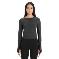 Koszulka Termoaktywna Damska Icebreaker ZoneKnit 125 LS Crewe. Szare bielizna termoaktywna damska Icebreaker, xl, bez wzorów. Za 287.99 zł.