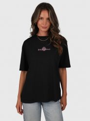 Brunotti Koszulka "ReWind" w kolorze czarnym rozmiar: L. Czarne bluzki damskie BRUNOTTI, l, bez wzorów, z bawełny, bez kołnierzyka. Za 65.99 zł.