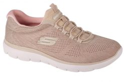 Buty treningowe damskie, Skechers Summits - Fun Flair. Brązowe obuwie treningowe damskie Skechers, na fitness i siłownię. Za 239.99 zł.