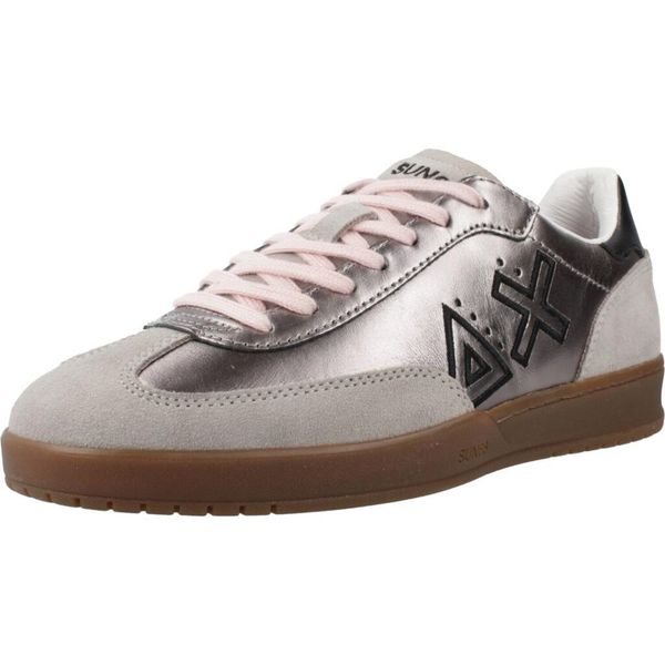 Buty SUN68 CALIFORNIA SUN LEATHER Srebrny. Szare obuwie treningowe damskie SUN68, na fitness i siłownię. Za 367.99 zł.